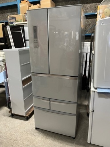 激安6ドア!! 東芝 ノンフロン冷凍冷蔵庫 GR-E55F(SS) 548L 2012年