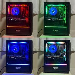光るゲーミングPC の画像