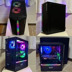 光るゲーミングPC の画像