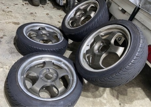 ■ワークマイスター風　165/50R15 (5J2本　6J2本) 4穴PCD100です。ナンカンスーパースポーツNSⅡハイグリップ 8