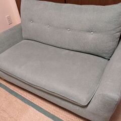 【取引中】ニトリ　二人がけソファの画像