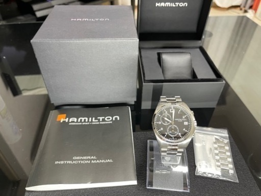 値下げ【ハミルトン】カーキ アビエーション パイロット クロノ パイオニア H765120