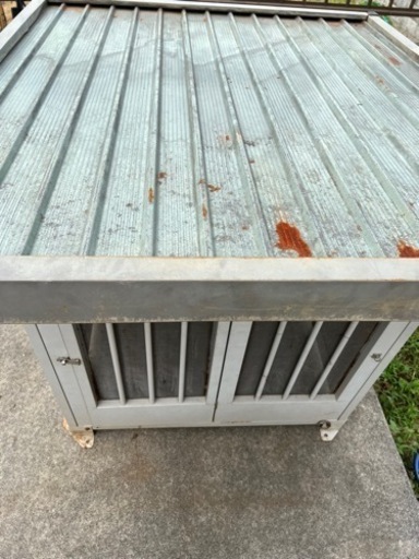 交渉中 屋外用 犬小屋 スチール犬舎 中型犬 大型犬