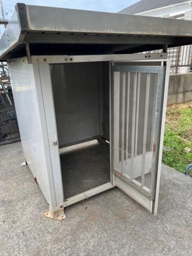 交渉中 屋外用 犬小屋 スチール犬舎 中型犬 大型犬