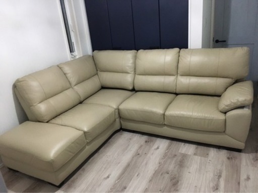 本革ソファー　美品
