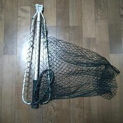 ランディングネット　折りたたみ　伸縮式　軽量　釣具　ブラックバス　トラウト　海　川　湖沼の画像