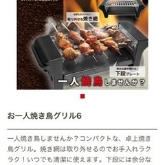 1人焼き鳥器新品