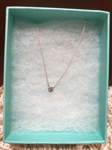 【ティファニー 】バイザヤード ネックレス アクアマリン 925