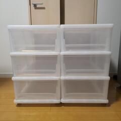 【バラ売り可】3段ボックス 収納ケース 2つの画像