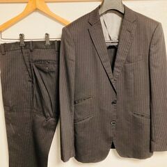 スーツ上下セット　ビサルノ　ブラック　上着Y6　股下約79cm　...