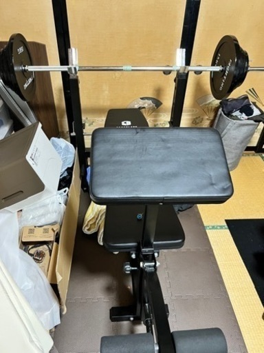 ファイティングロード ベンチ台 シャフト プレートセット 100kg