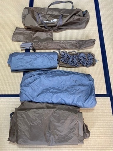 決まりました✴︎RevoタープII（L）TAN、RevoフラップII TAN、Revoルーム4プラスII TAN、Revoポール