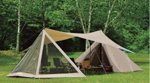 決まりました✴︎RevoタープII（L）TAN、RevoフラップII TAN、Revoルーム4プラスII TAN、Revoポール