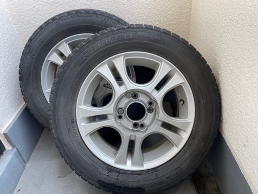 スタッドレスタイヤ タイヤ&ホイール 2本セット 165/70R14