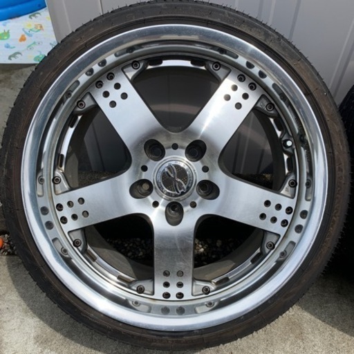 希少RAYS GENOME ドリル シャーク ５スポーク ホイール ４本セットです。