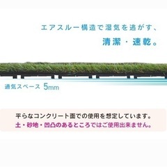 人工芝用 下敷き、エアスルーパネル17枚の画像