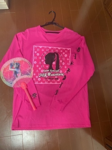 光うちわ付き浜崎あゆみライブTシャツ ayumi hamasaki TROUBLE TOUR 2019-2020A -misunderstood 