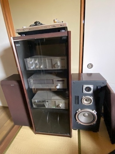 ソニーのオーディオセット　昭和レトロ　SONY