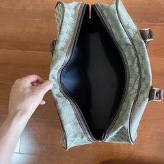 ボストンバッグ　布の画像