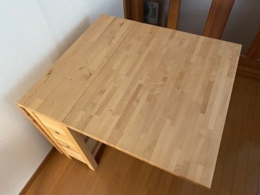 IKEA ダイニングテーブル椅子2脚セット NORDEN ・ NORDMYRA