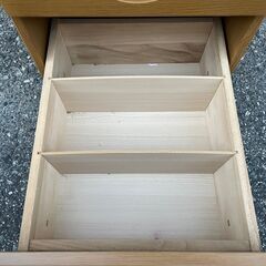★状態〇★ 袖机 ニトリ 60～72.5x41x51(cm) 鍵無し ①の画像