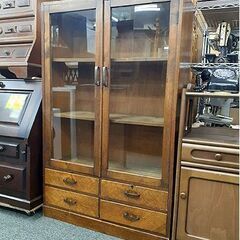 【昭和レトロ 茶箪笥 抽斗×4】幅約75.5cm 天丸仕上 水屋...