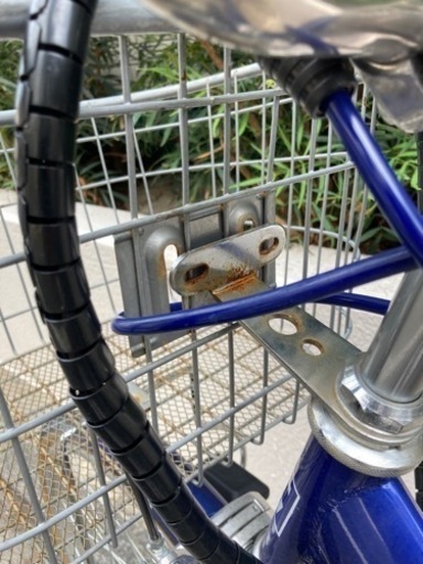 【譲り先決定】電動自転車ブルー