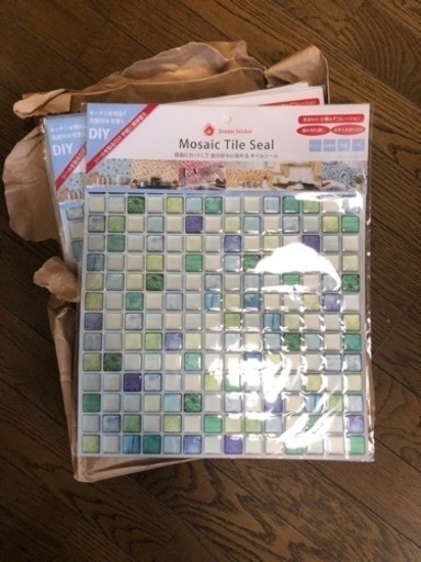8.18日まで限定_モザイクタイルシール_新品