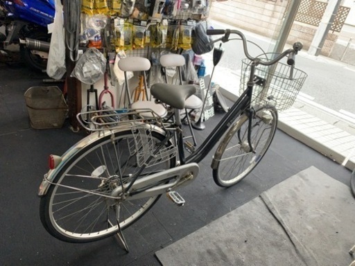 27インチ　オートライト　整備済み中古自転車　草加市