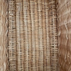 籐のカゴの画像