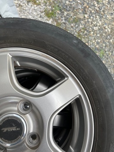 155/65R13ブリヂストンタイヤ　ネキストリー2016年製アルミ付
