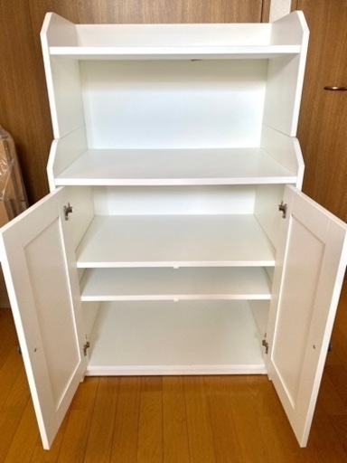 最終値下げ【美品】IKEA イケア ホワイト 棚 シェルフ 本棚 ブックシェルフ 白