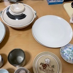お皿つめあわせ&コップ、土鍋、フォークなど！の画像