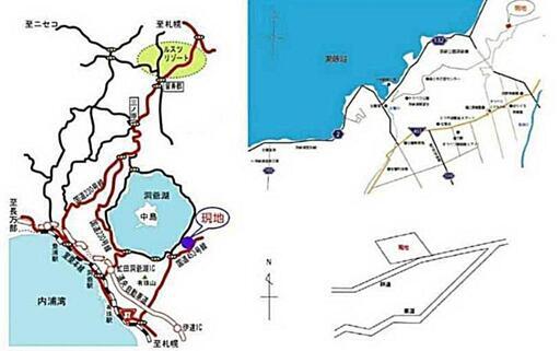 ㎡単価がたったの800円！洞爺湖湖畔付近！アクセスの良い涼しい