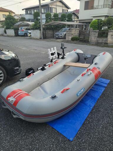 ジョイクラフトゴムボート スズキ2馬力船外機付　アタッチメント多数　スペア部品有ります【常識の範囲で値引き相談受けます】お気軽に