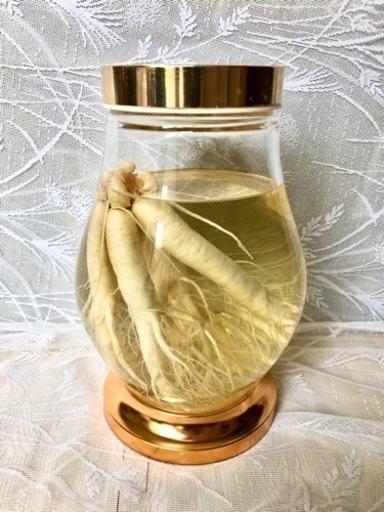 ①高麗人参酒 朝鮮人参酒 古酒 保管品 30年以上