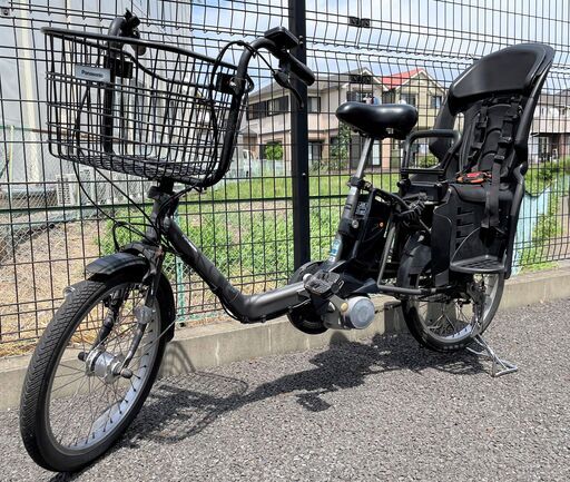 1363ブリヂストン3人乗り20インチ子供乗せ電動アシスト自転車 子供乗せ