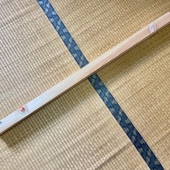 【未使用】木材　桧材　910mm×12mm×40mm 4本セット