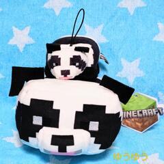 新品タグ付き☆マインクラフトパンダぬいぐるみ2個セット マイクラ...