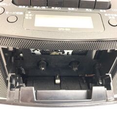 【レガストック川崎本店】ソニー CDラジオカセットコーダー　ブラック  CFD-S51/B の画像