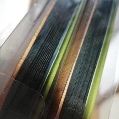 未使用【木目&グリーン】自由にめくってフォトスタンドにもなるアルバムの画像