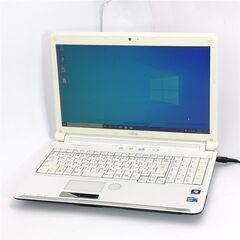 日本製 15.6型 ノートパソコン 富士通 AH53/C 中古良品 Core i3 4GB