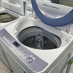 洗濯機の分解クリーニング行っています！配送設置込み　シャープ7....