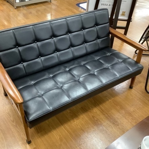 カリモク60 2シーターKチェア スタンダード【トレファク 川越店】