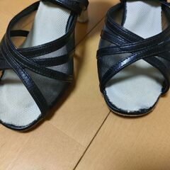 社交ダンスシューズ　サイズ22EEEの画像