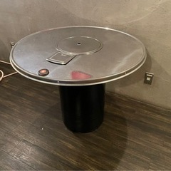 韓国ドラム缶テーブル 格安販売 黒色の画像