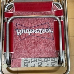 折りたたみ椅子／ロゴ：Budweiserの画像