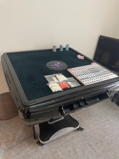 全自動麻雀卓 麻雀牌28mm 静音 全自動卓