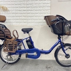 大容量バッテリー　3人乗り子供乗せ電動自転車　パナソニックギュットミニ　格安　