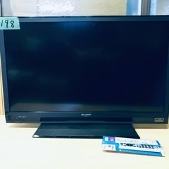 ③198番 SHARP✨液晶テレビ✨LC-32H9‼️